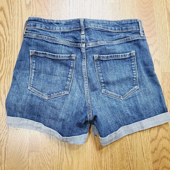 Old Navy High Rise Distressed Jean Shorts 4 - Picture 4 of 4